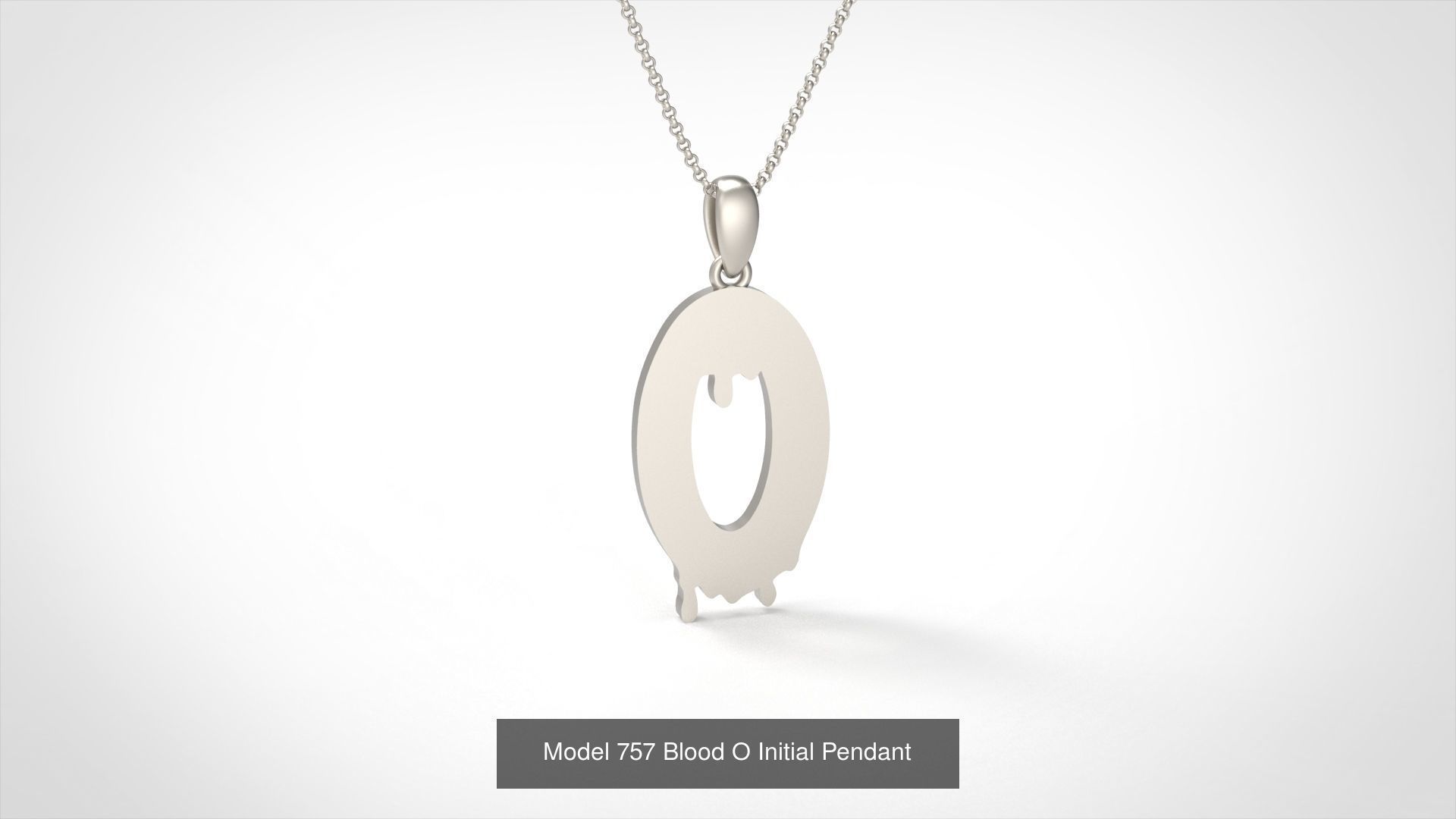  Blood All Collection Initial Pendant _18