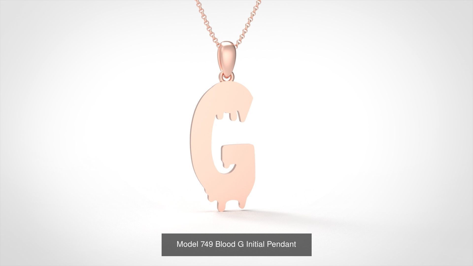  Blood All Collection Initial Pendant _10