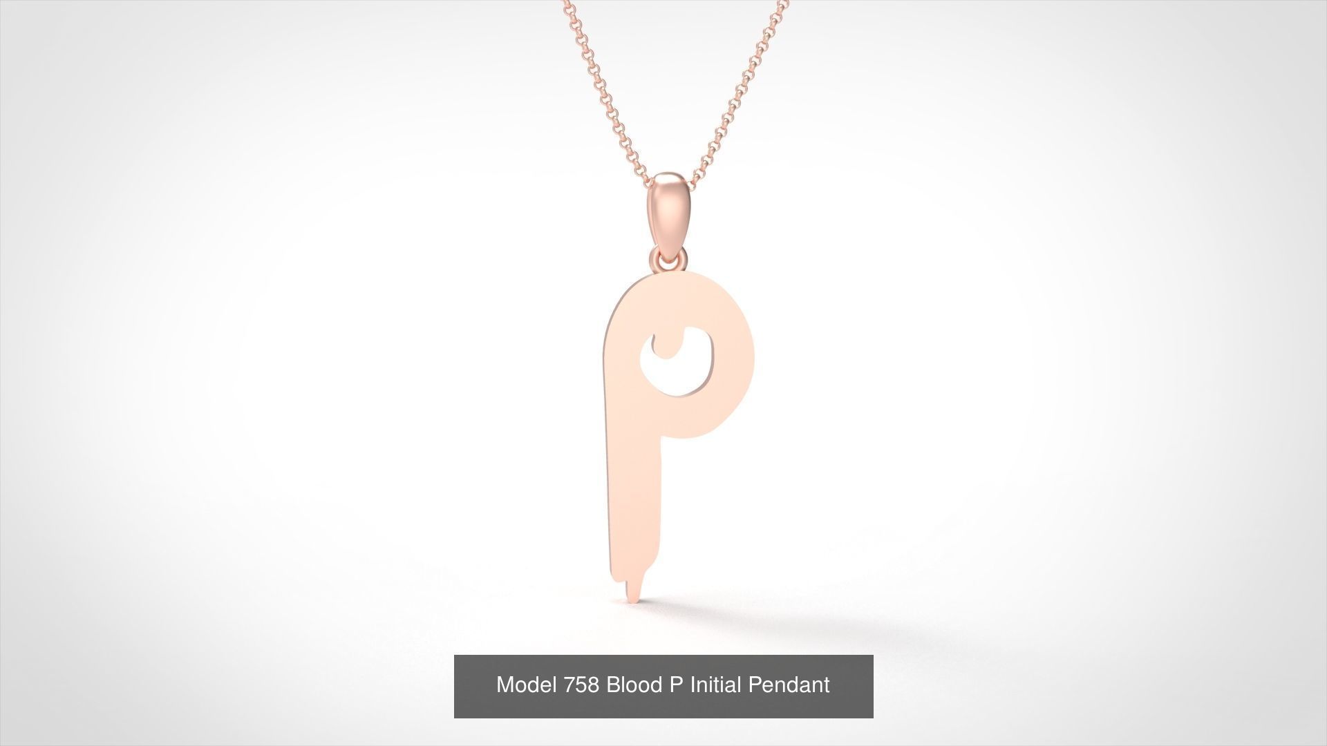  Blood All Collection Initial Pendant _19