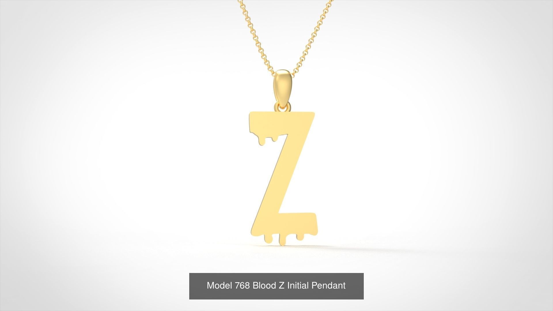  Blood All Collection Initial Pendant _29