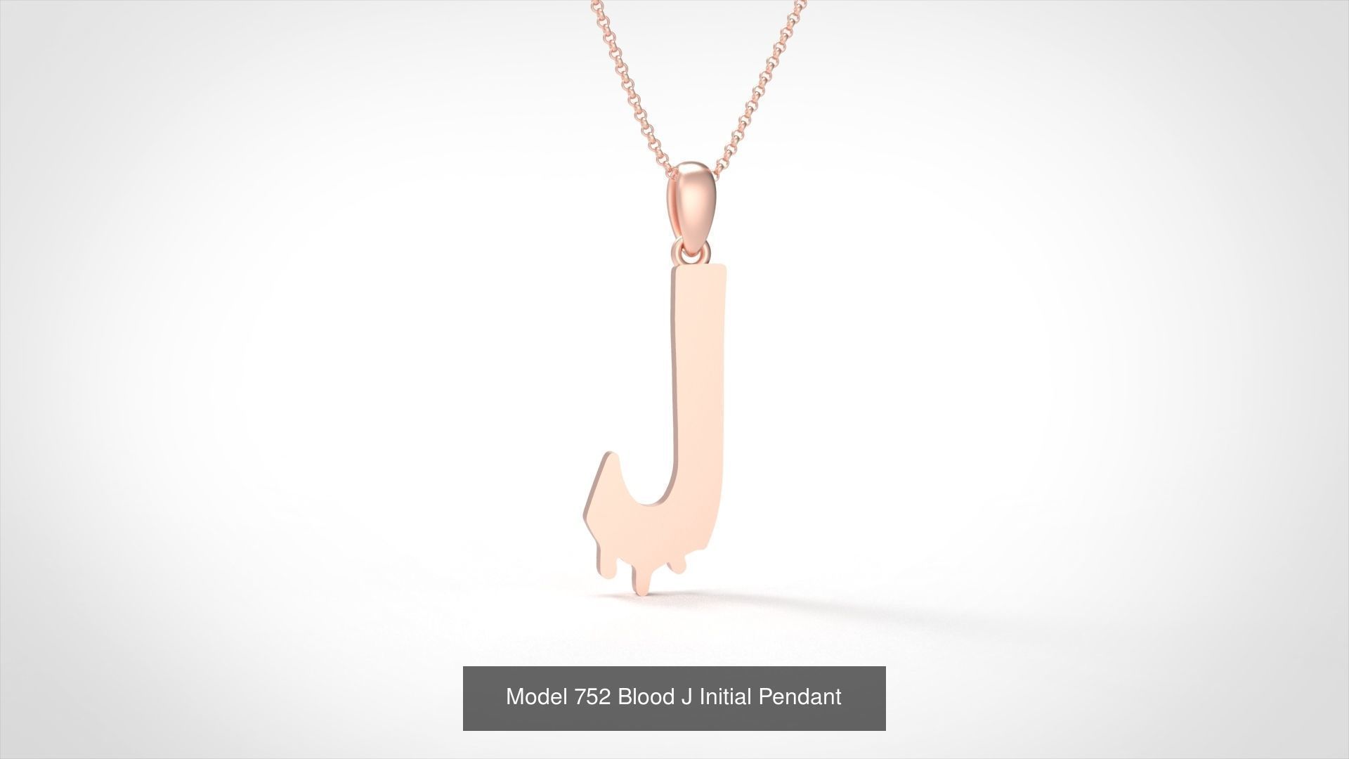  Blood All Collection Initial Pendant _13