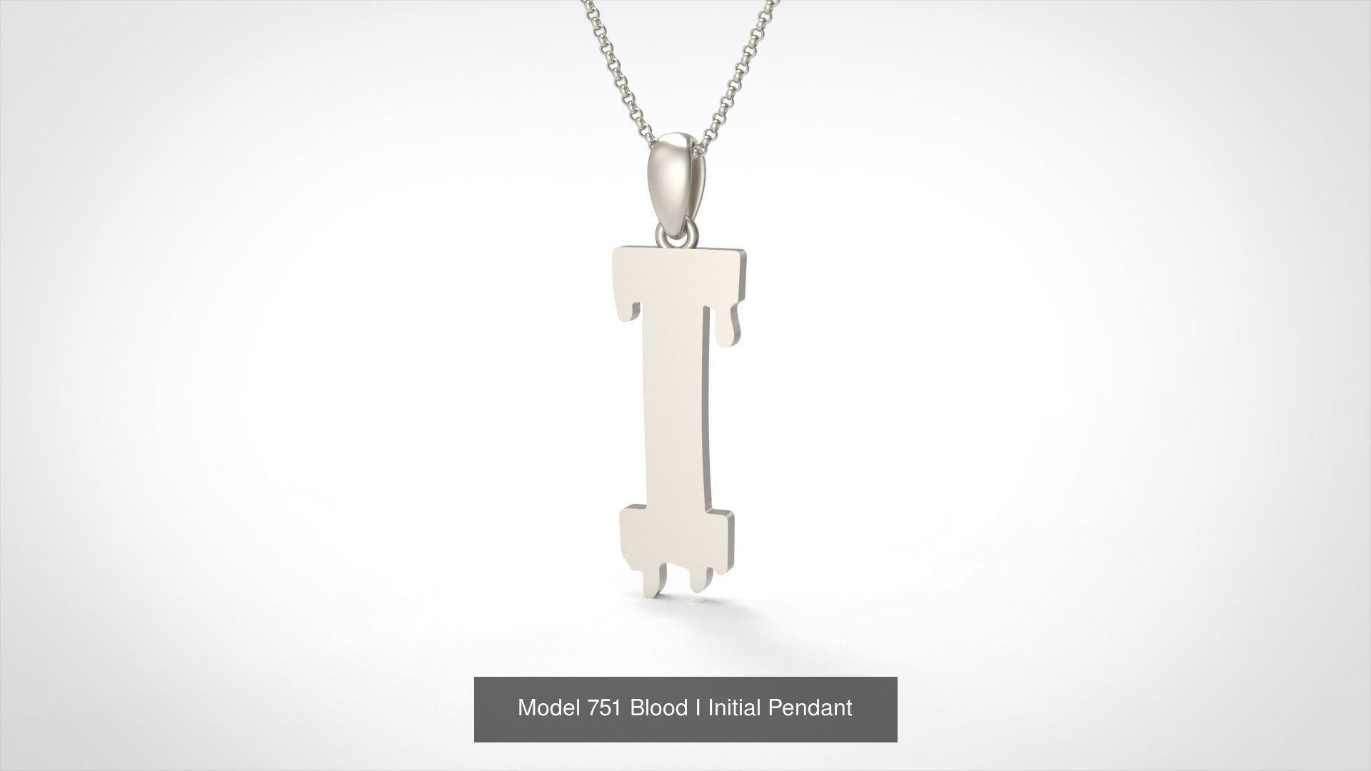  Blood All Collection Initial Pendant _12