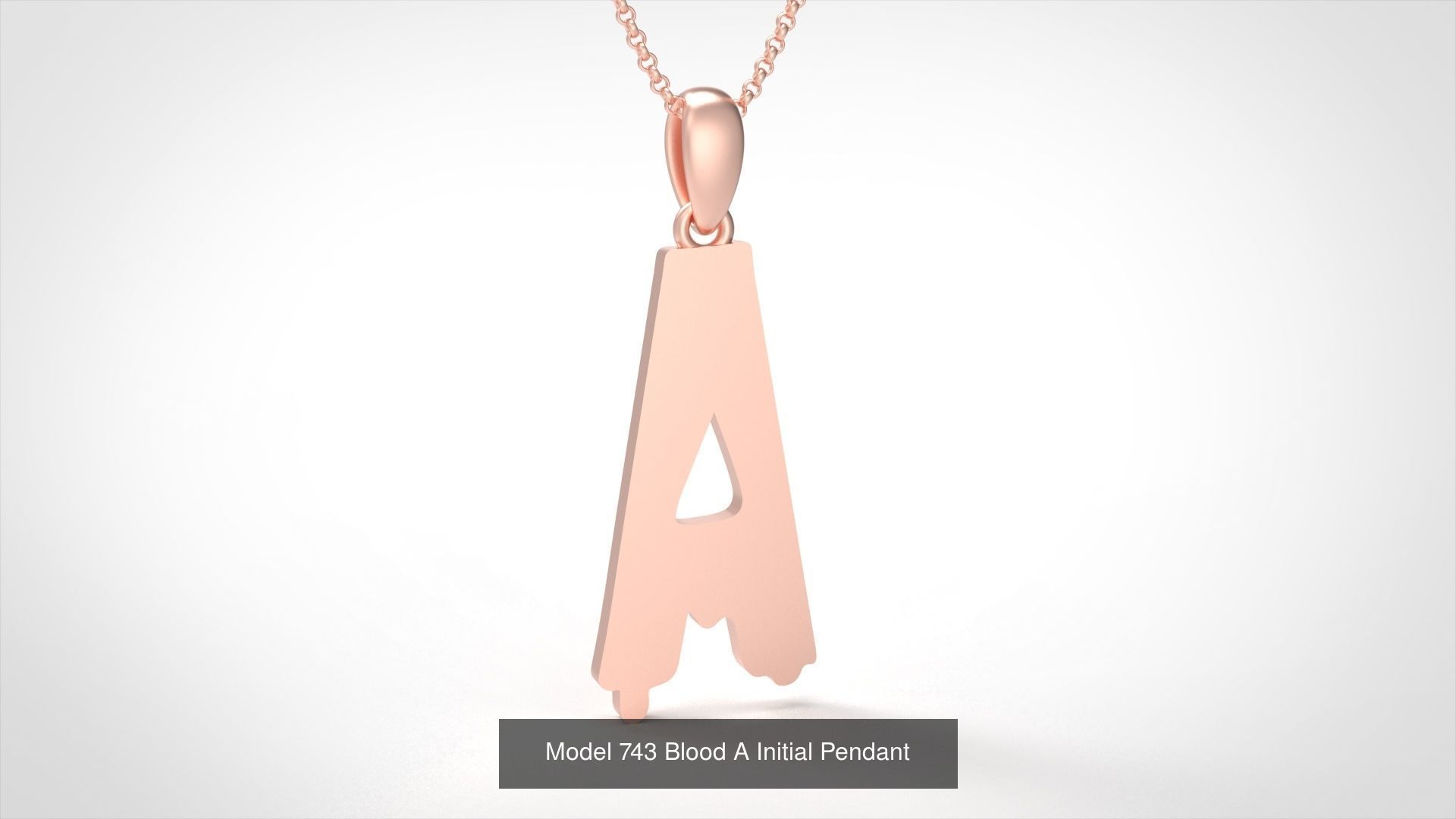  Blood All Collection Initial Pendant _2