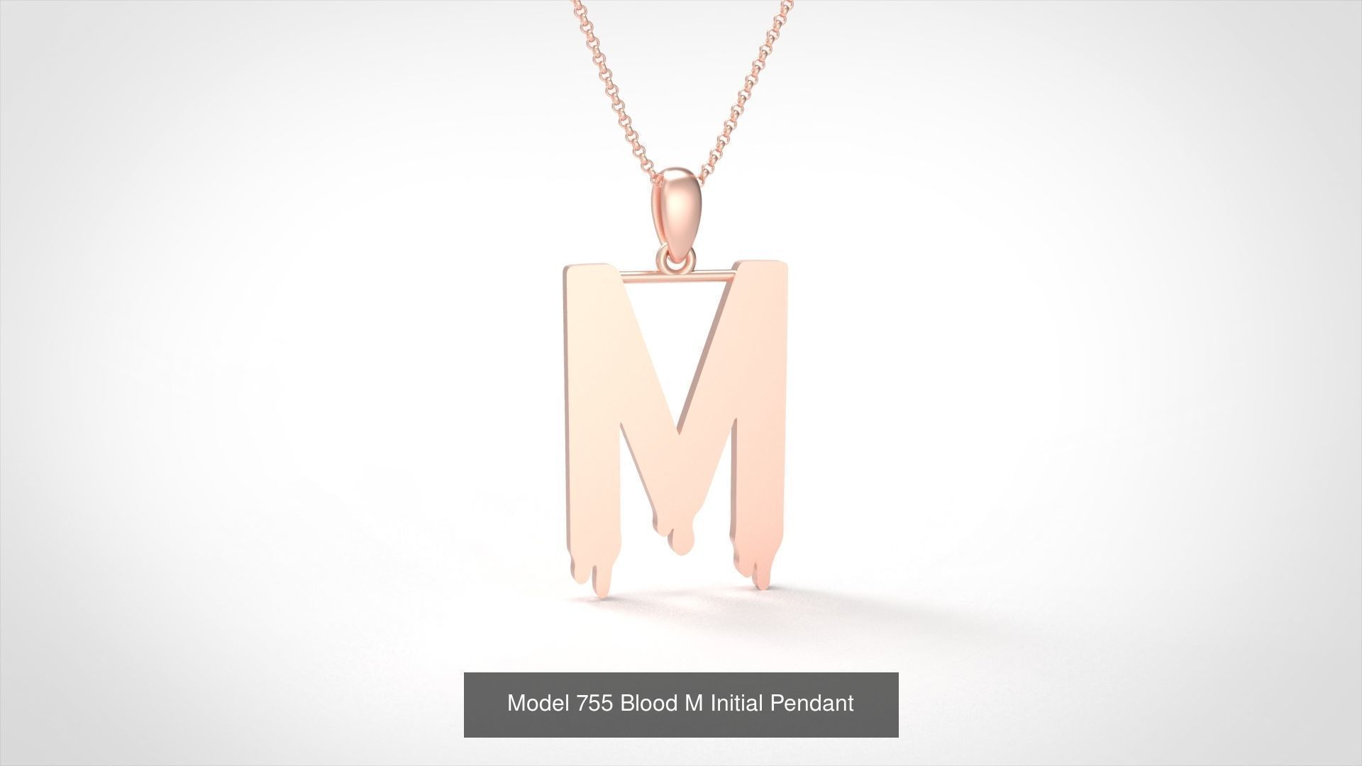  Blood All Collection Initial Pendant _16