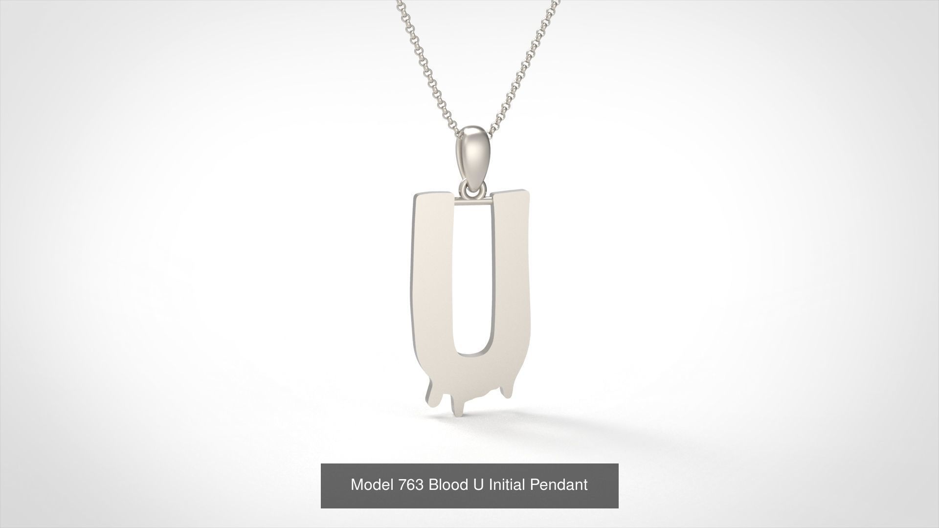  Blood All Collection Initial Pendant _24