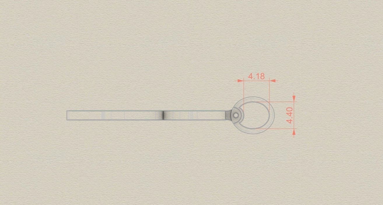 Model 770 Initial B Letter Pendant 3D print model_7