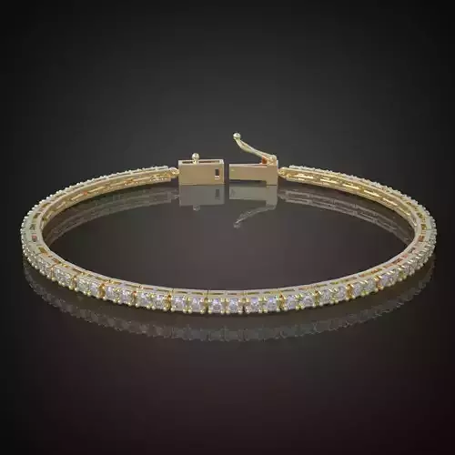 Exclusive Bracelet model 3D printable model 0011 3D print model