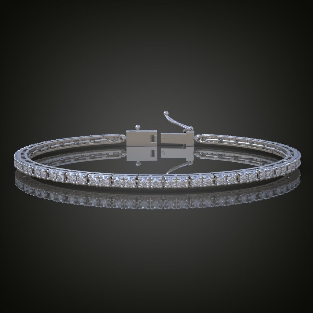 Exclusive Bracelet model 3D printable model 0011 3D print model_5