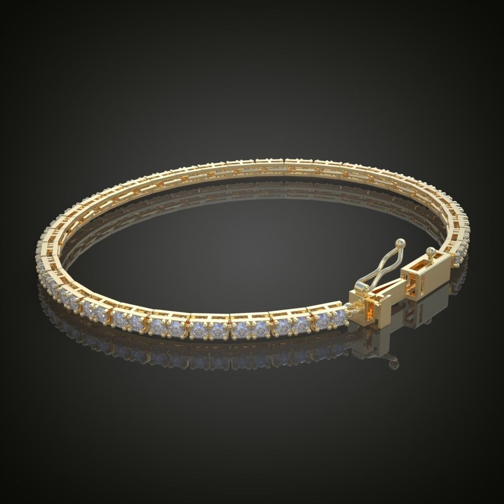 Exclusive Bracelet model 3D printable model 0011 3D print model_11