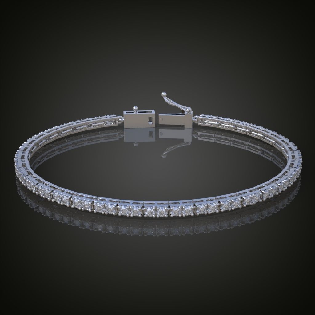 Exclusive Bracelet model 3D printable model 0011 3D print model_1