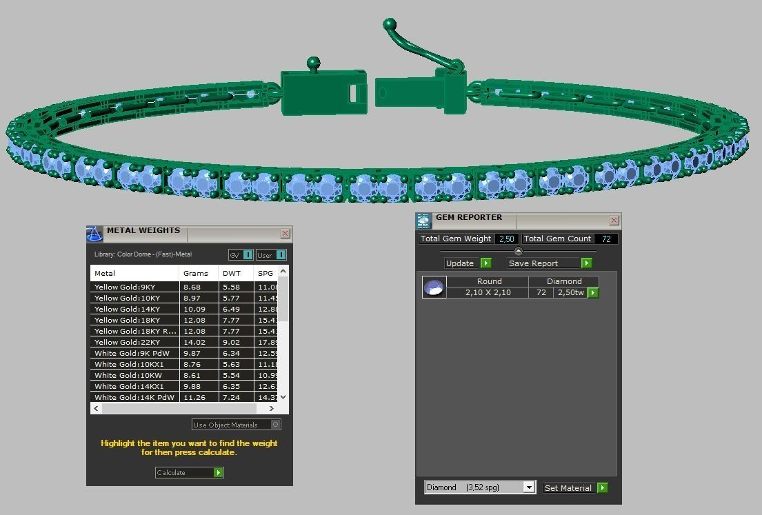 Exclusive Bracelet model 3D printable model 0011 3D print model_22