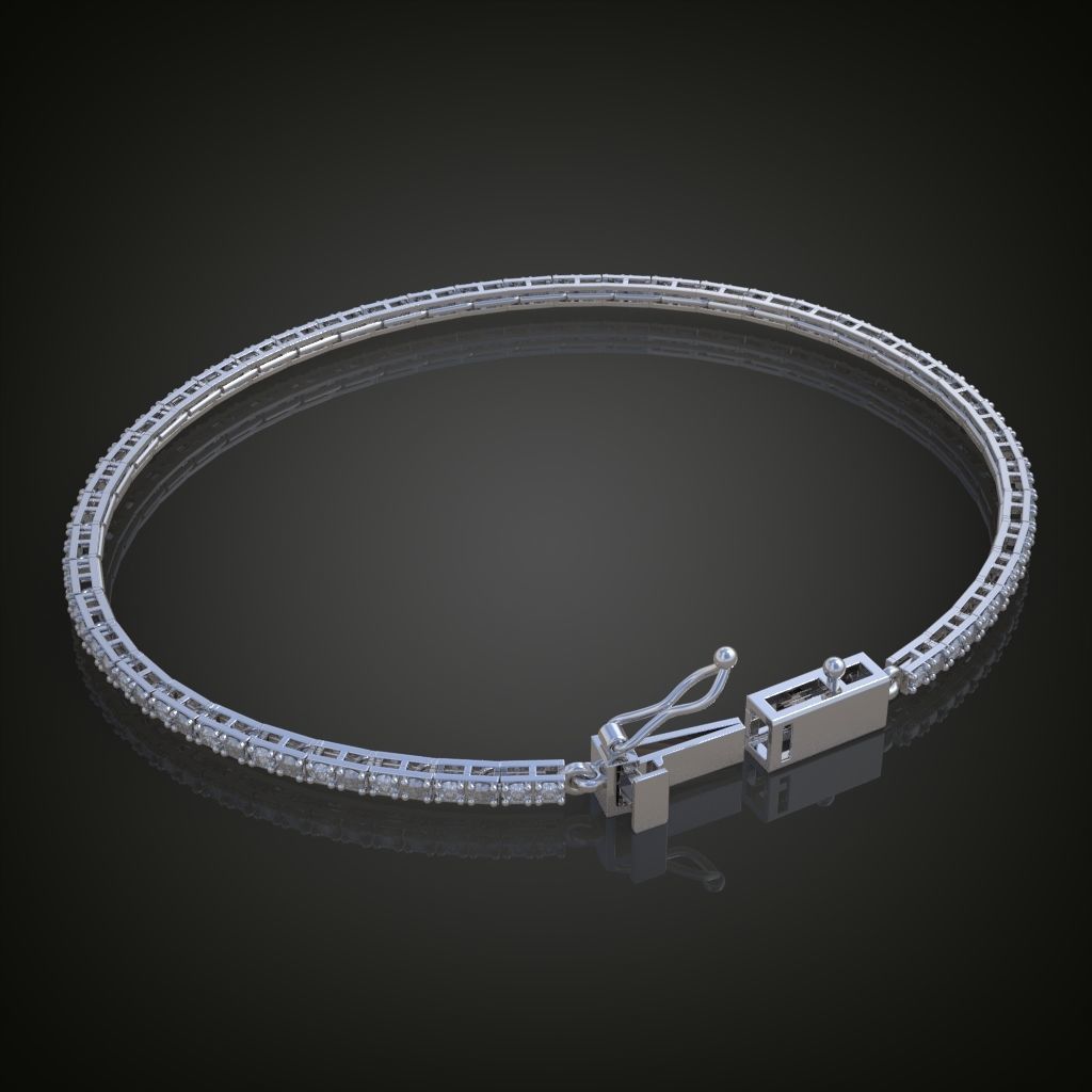 Exclusive Bracelet model 3D printable model 0012 3D print model_9