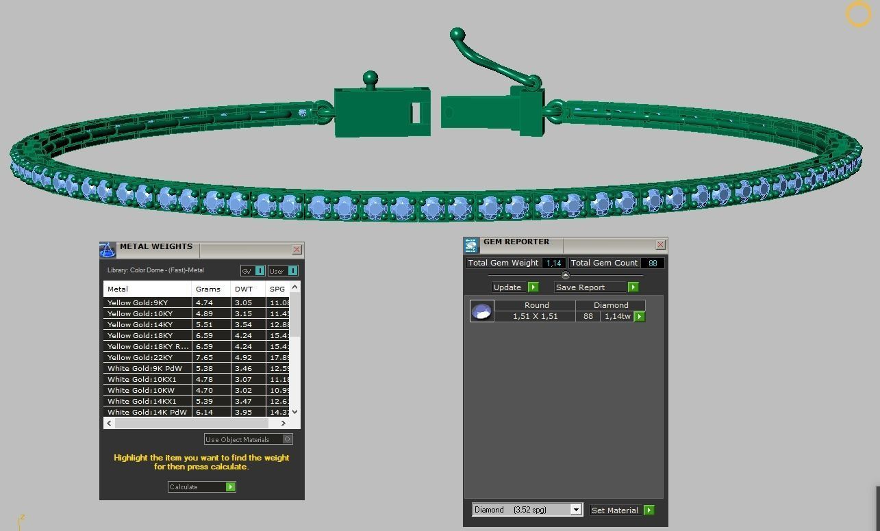 Exclusive Bracelet model 3D printable model 0012 3D print model_17