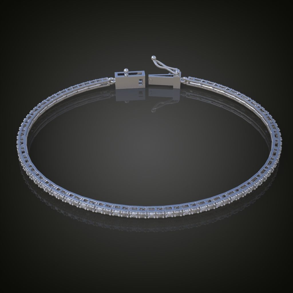 Exclusive Bracelet model 3D printable model 0012 3D print model_5