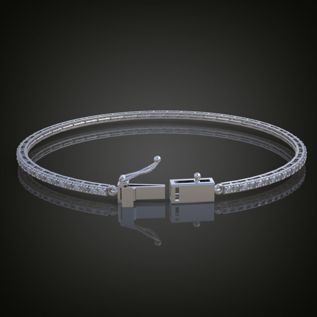 Exclusive Bracelet model 3D printable model 0012 3D print model_8