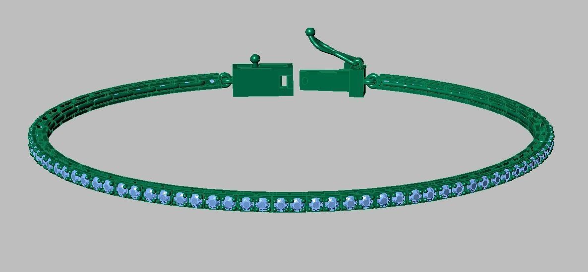Exclusive Bracelet model 3D printable model 0012 3D print model_15