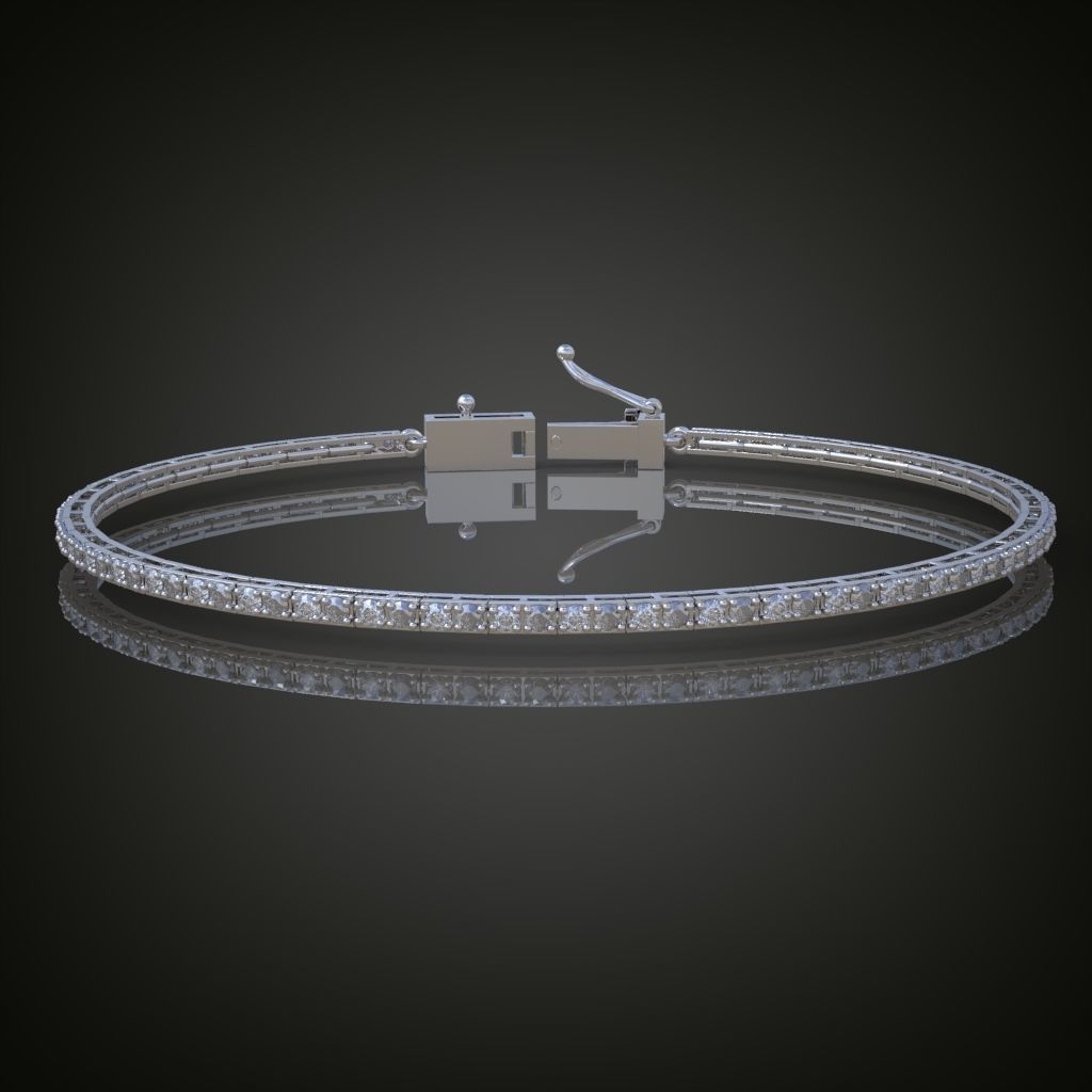 Exclusive Bracelet model 3D printable model 0012 3D print model_1