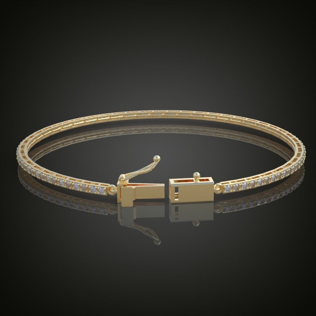 Exclusive Bracelet model 3D printable model 0012 3D print model_7