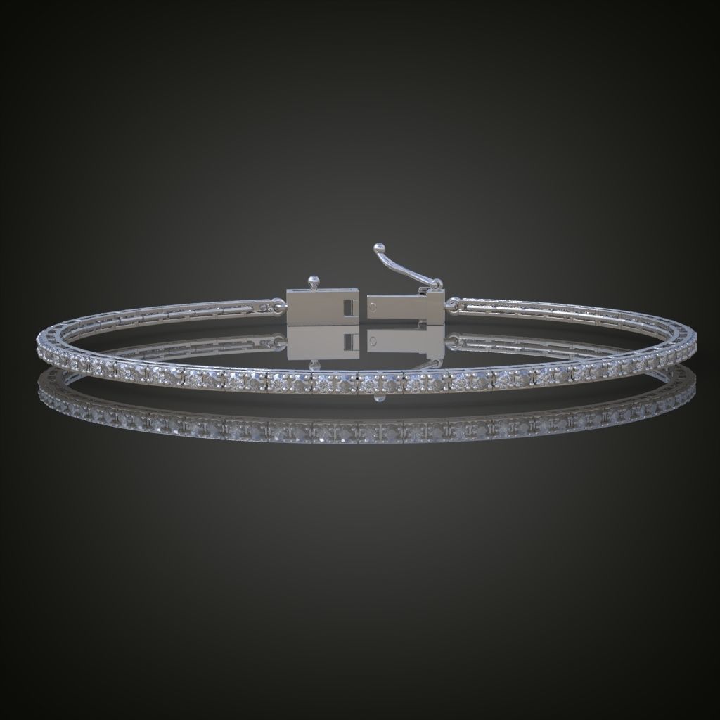 Exclusive Bracelet model 3D printable model 0012 3D print model_3