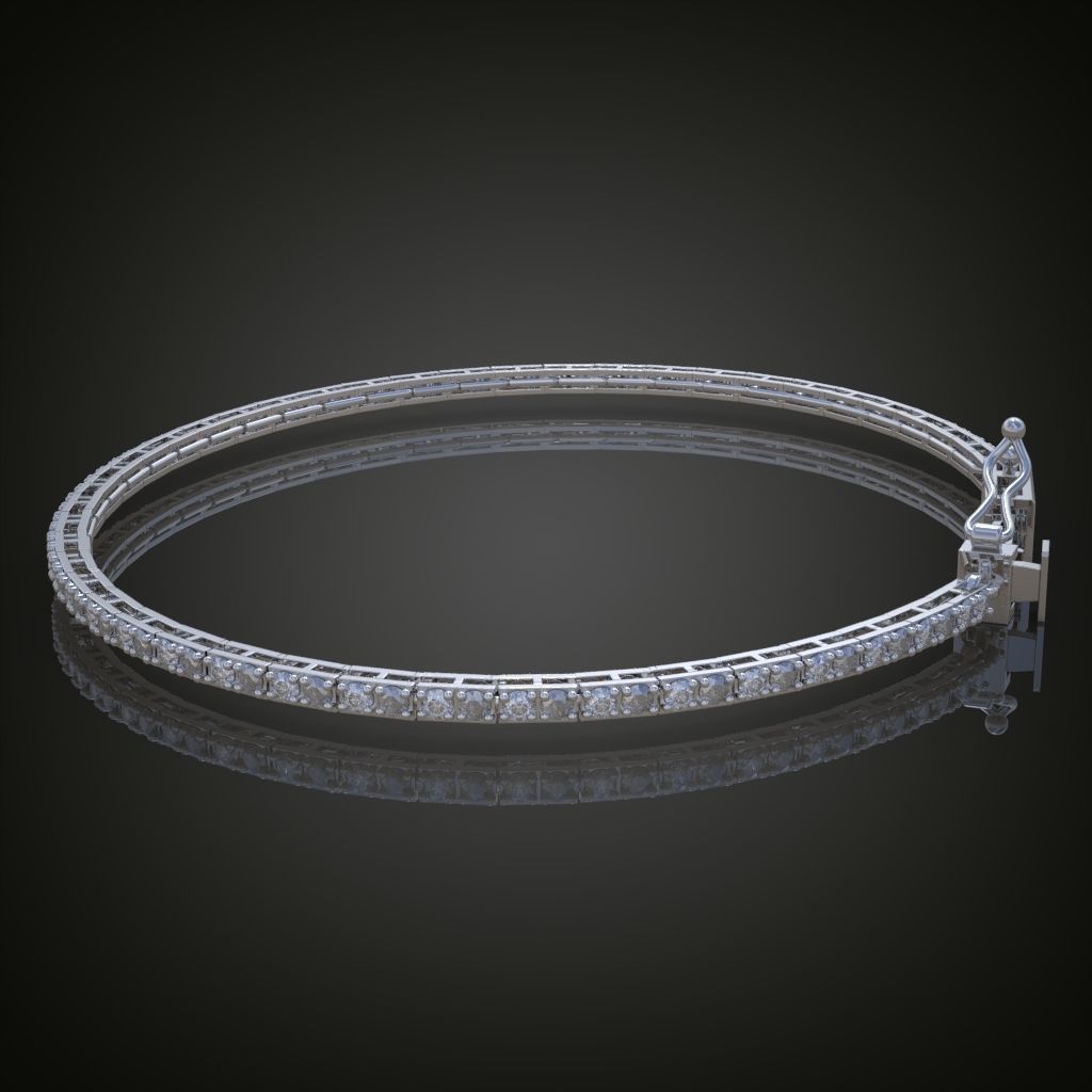 Exclusive Bracelet model 3D printable model 0012 3D print model_11