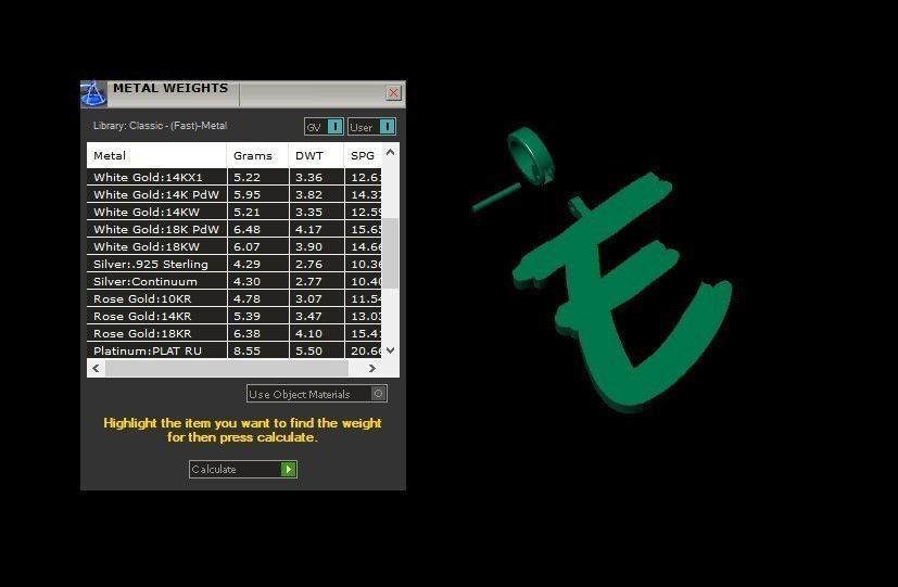 Model 773 Initial E Letter Pendant 3D print model_11