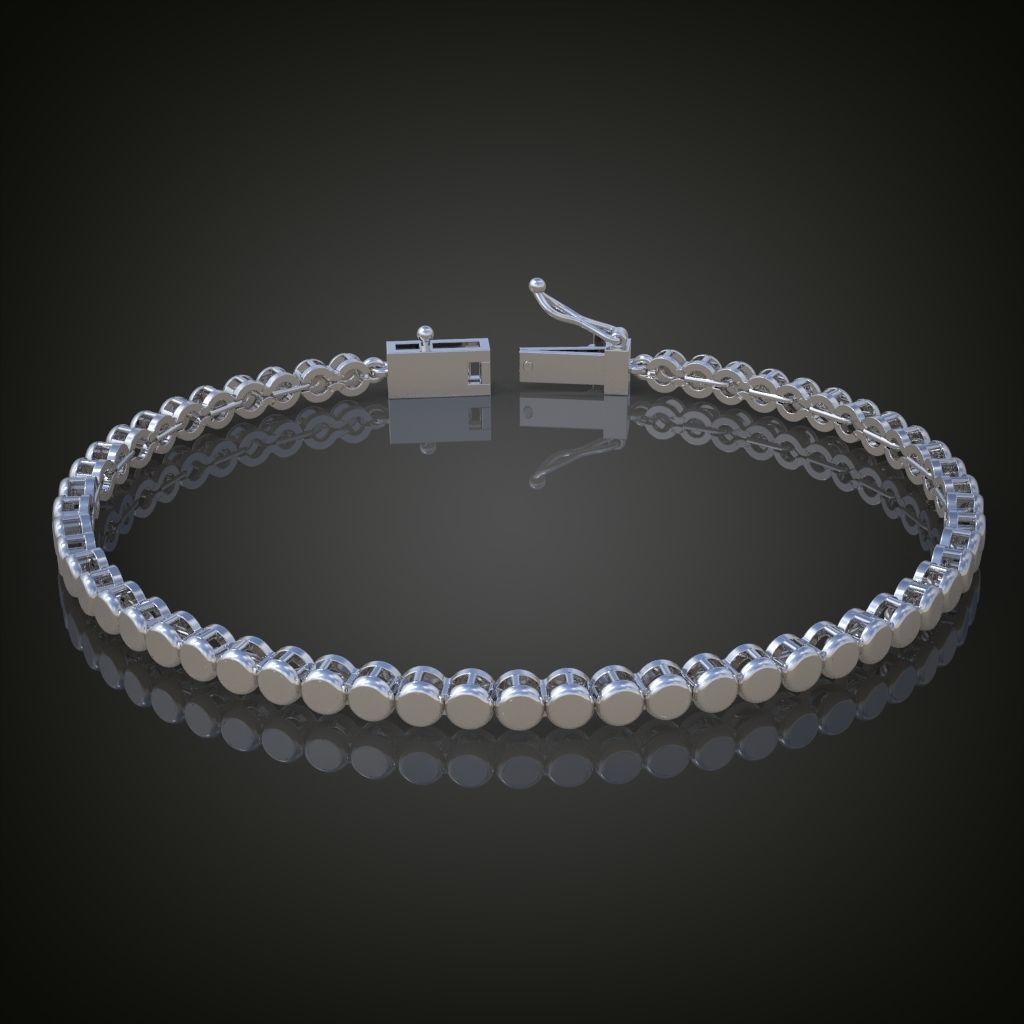 Exclusive Bracelet model 3D printable model 0013 3D print model_2
