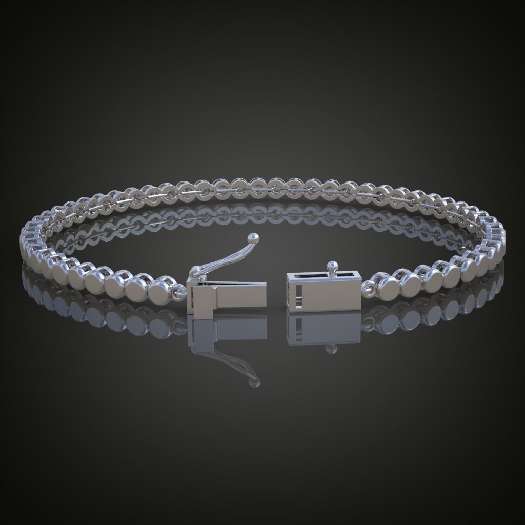 Exclusive Bracelet model 3D printable model 0013 3D print model_10