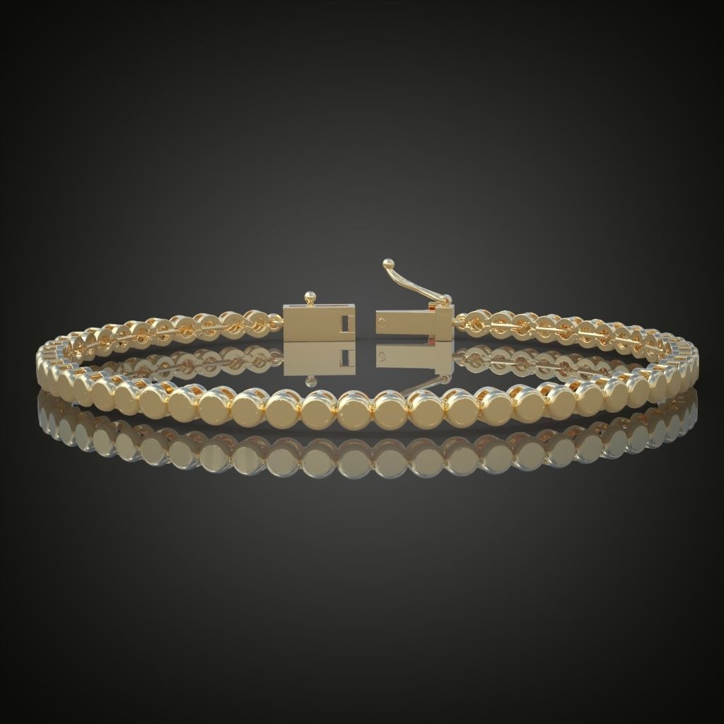 Exclusive Bracelet model 3D printable model 0013 3D print model_6