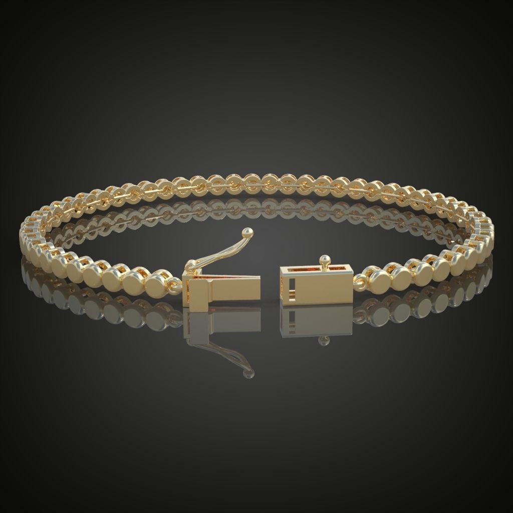 Exclusive Bracelet model 3D printable model 0013 3D print model_11
