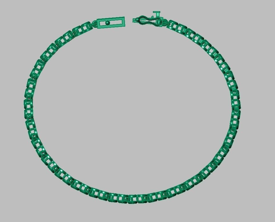 Exclusive Bracelet model 3D printable model 0013 3D print model_13