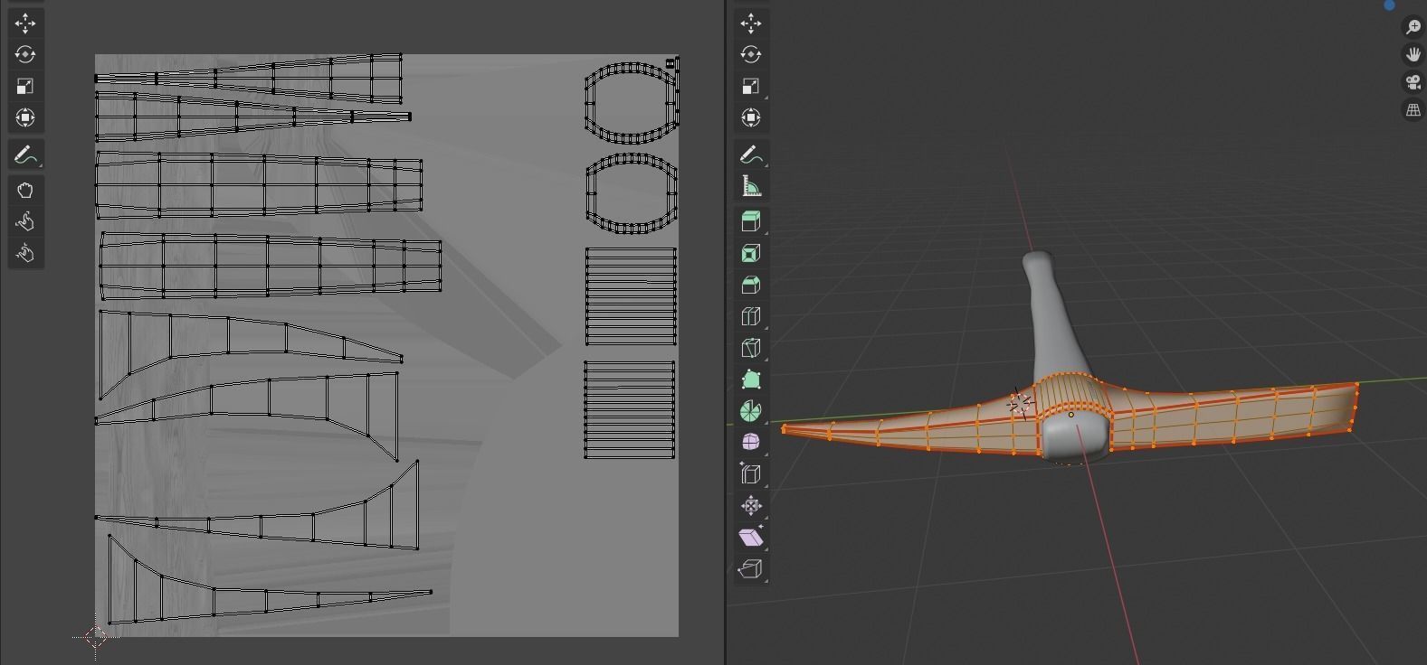 pickaxe shovel wheelbarrow Low-poly 3D model_7