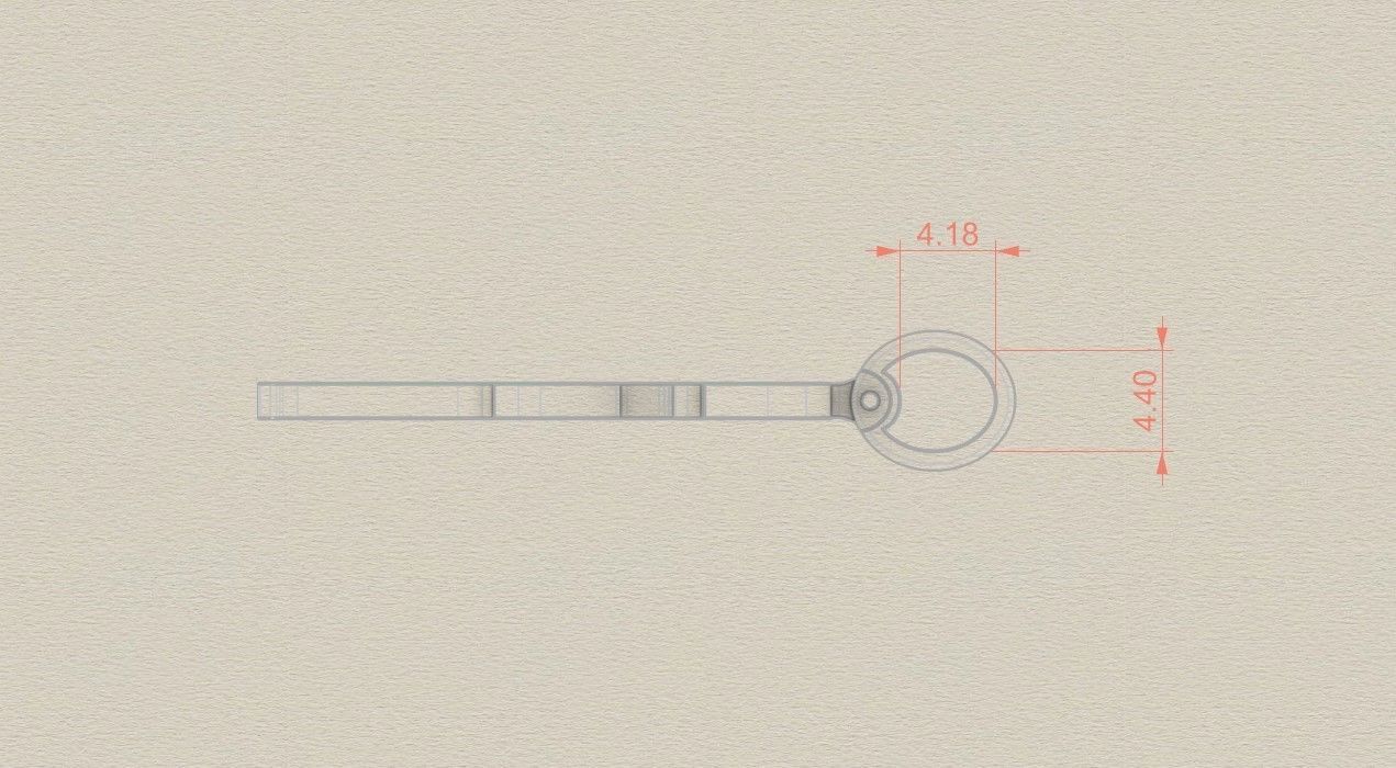 Model 775 Initial G Letter Pendant 3D print model_7