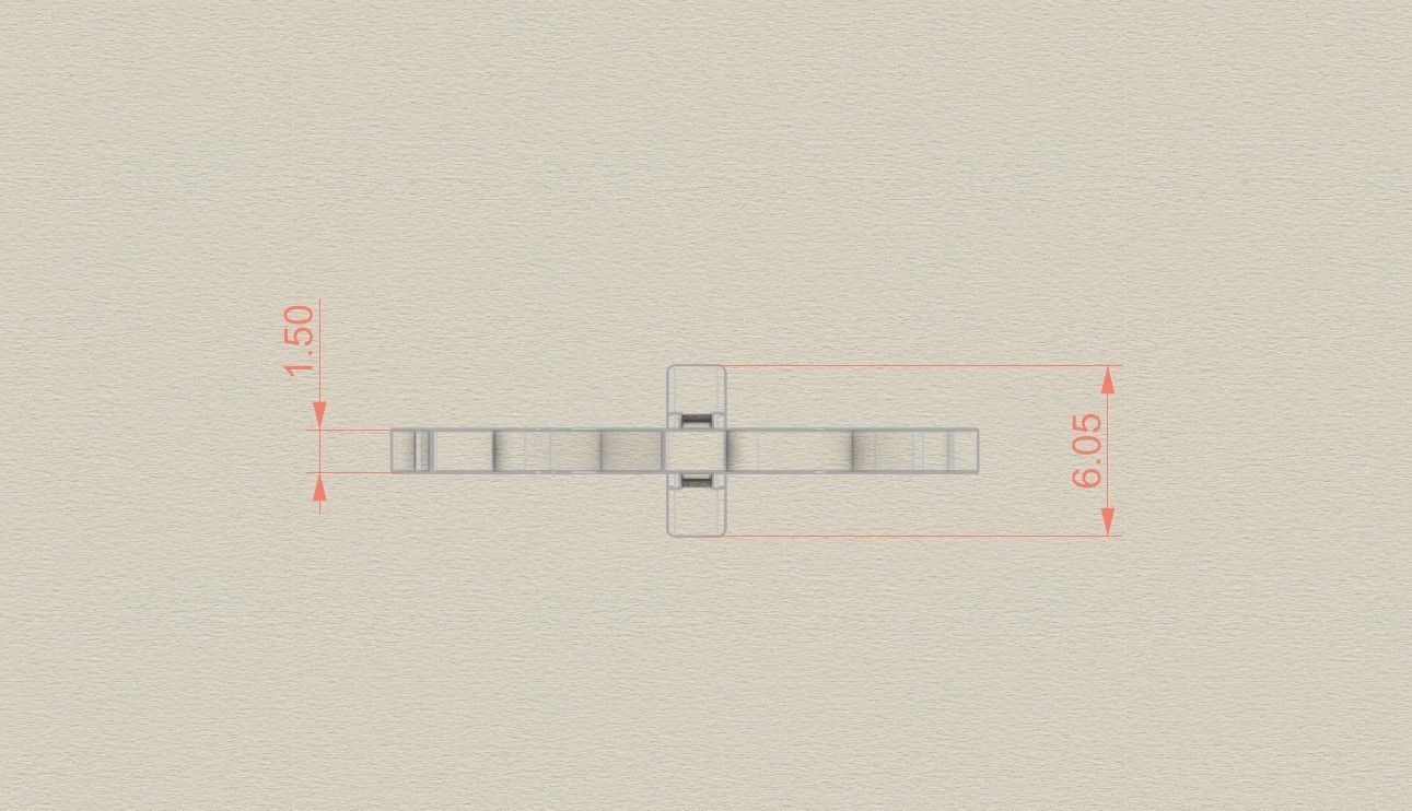 Model 776 Initial H Letter Pendant 3D print model_6