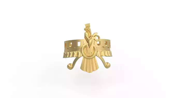 Ahura Mazda Ring 3D print model