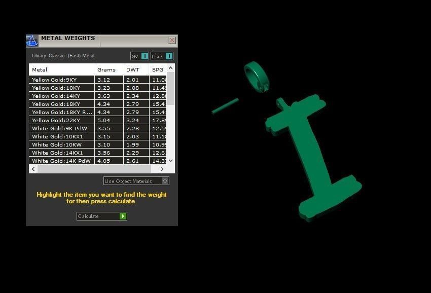 Model 777 Initial I Letter Pendant 3D print model_10