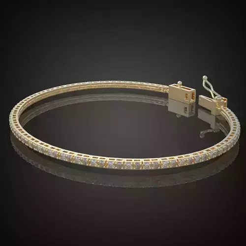 Exclusive Bracelet model 3D printable model 0014-6 3D print model