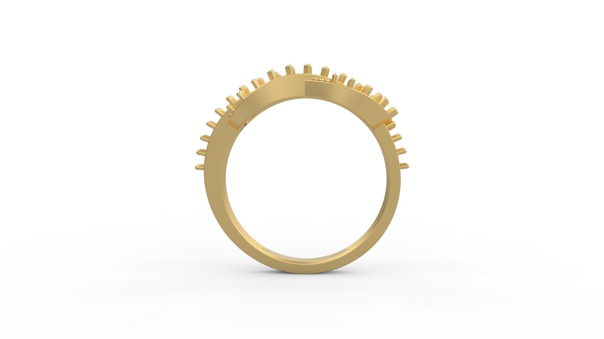 Heracles knot Ring 3D print model_2