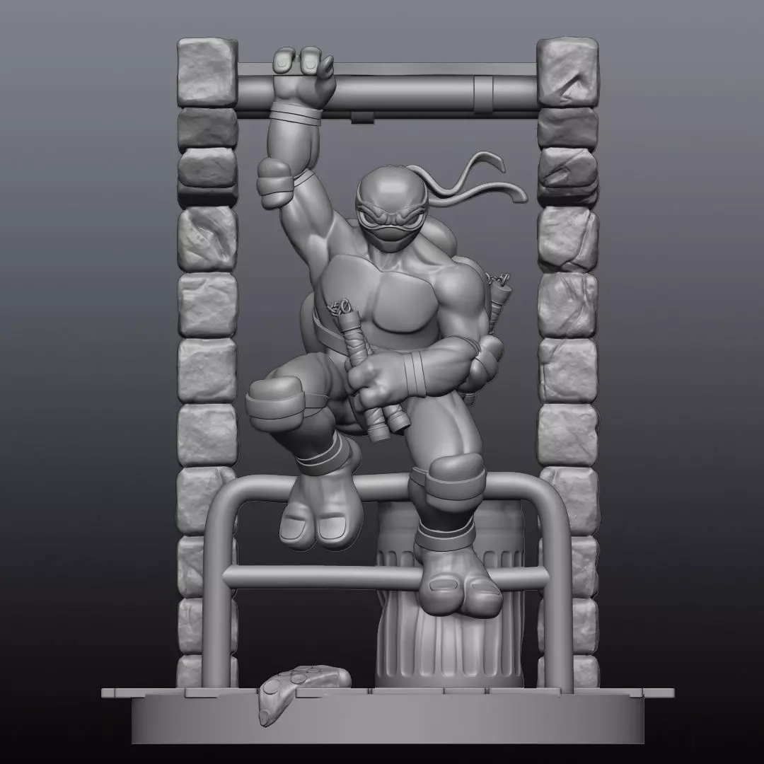 Michelangelo Teenage Mutant Ninja Turtles 3D print model