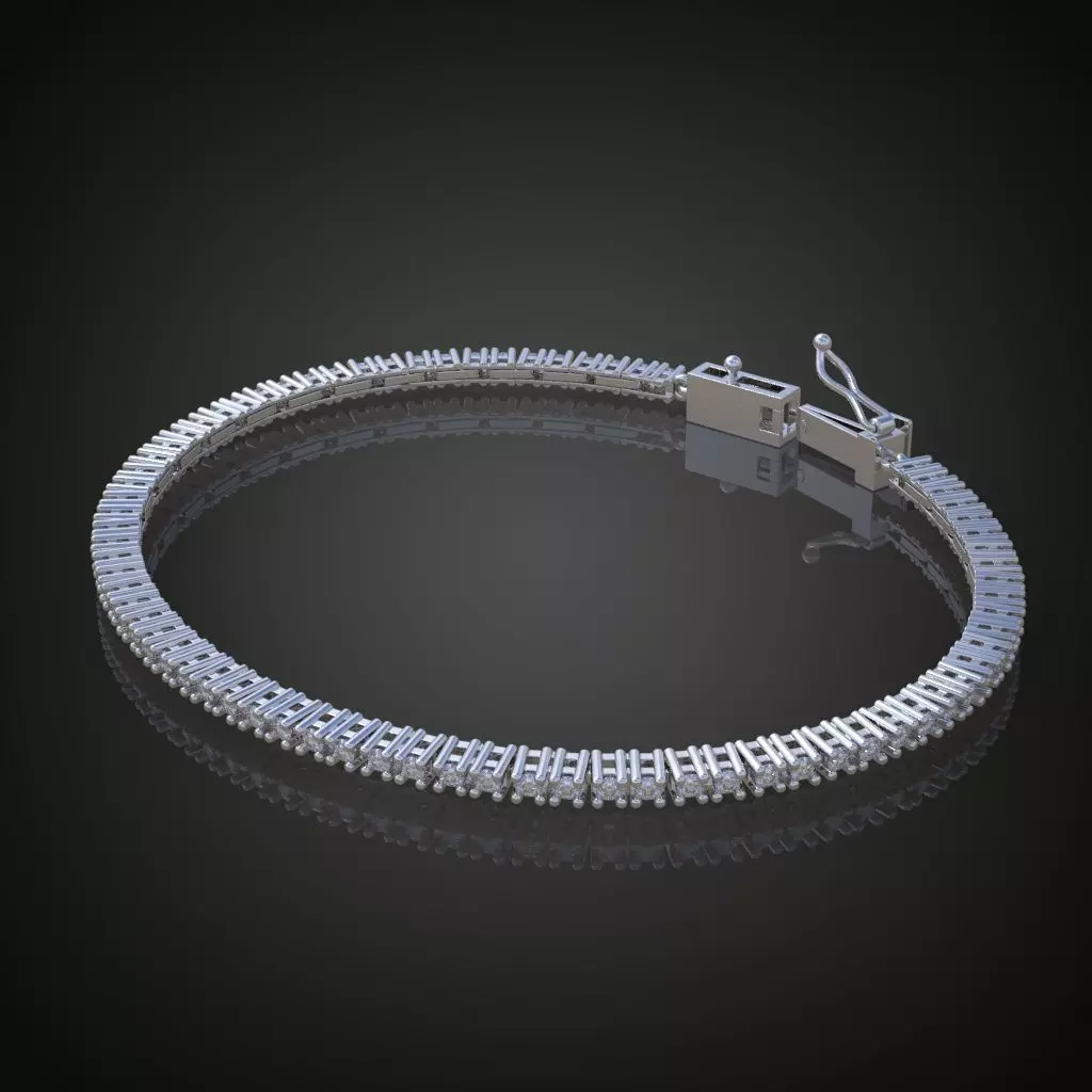 Exclusive Bracelet model 3D printable model 0015 3D print model
