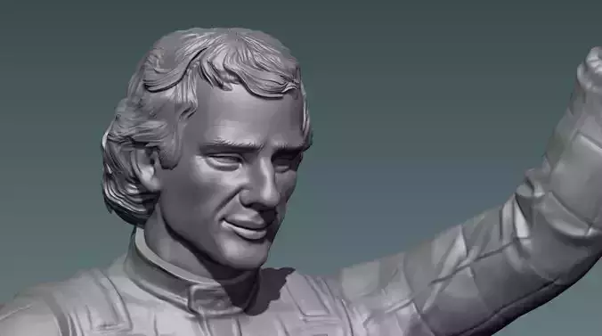 Ayrton Senna Legend 3D print model