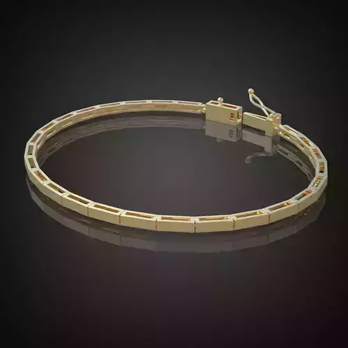 Exclusive Bracelet model 3D printable model 0016