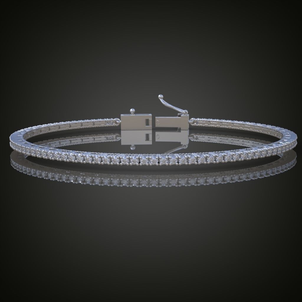 Exclusive Bracelet model 3D printable model 0017 3D print model_8