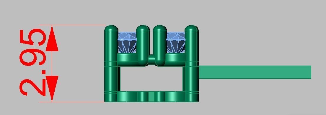 Exclusive Bracelet model 3D printable model 0017 3D print model_13