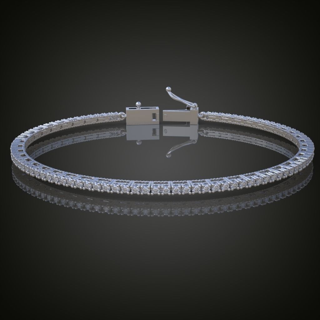 Exclusive Bracelet model 3D printable model 0017 3D print model_5