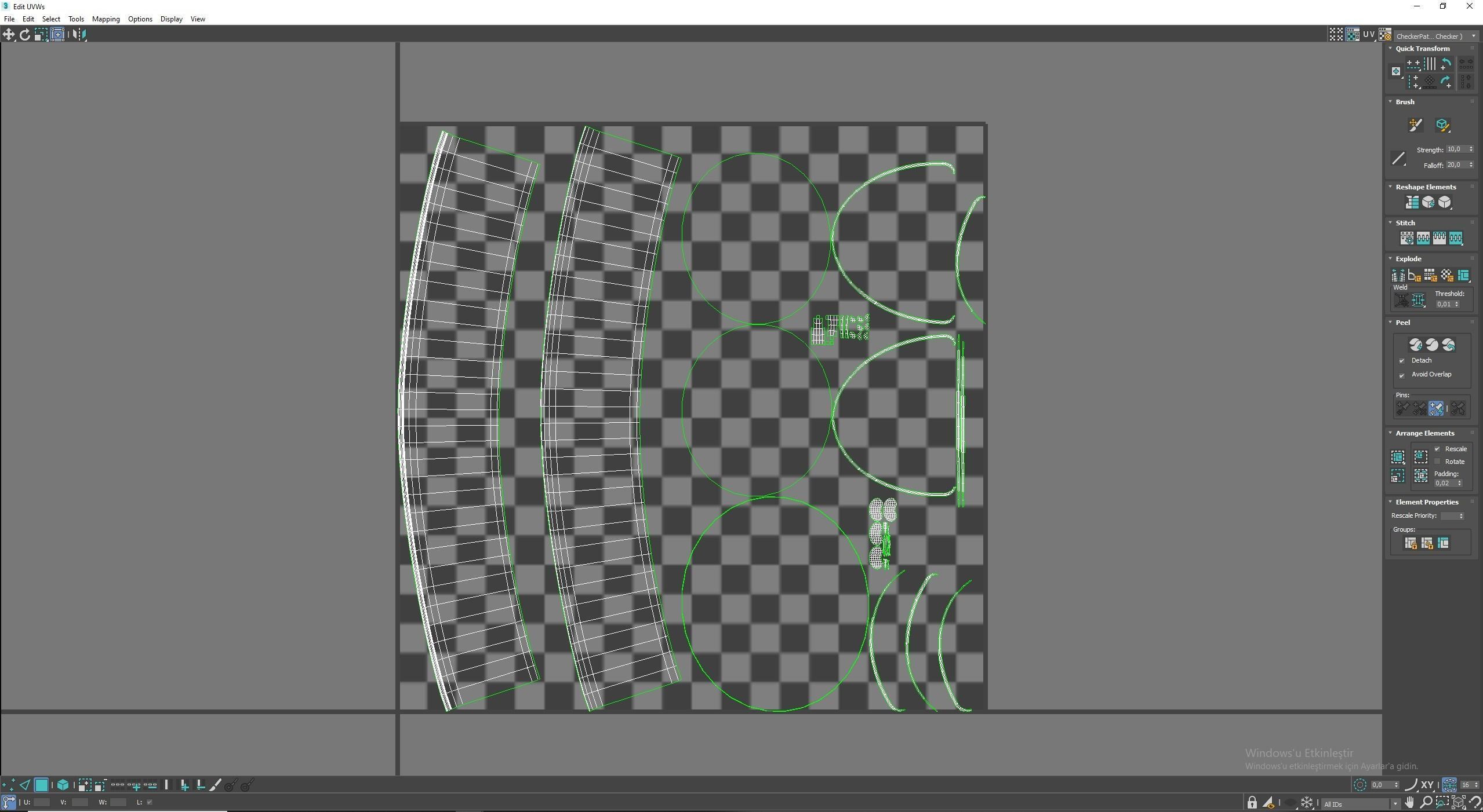 Witchs Cauldron Low-poly 3D model_10