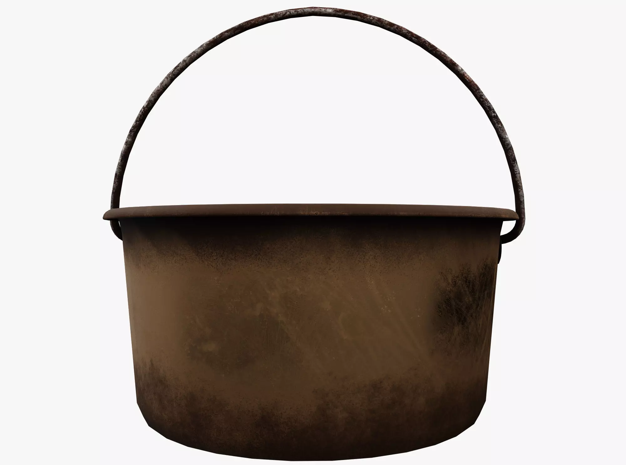 Witchs Cauldron Low-poly 3D model_0