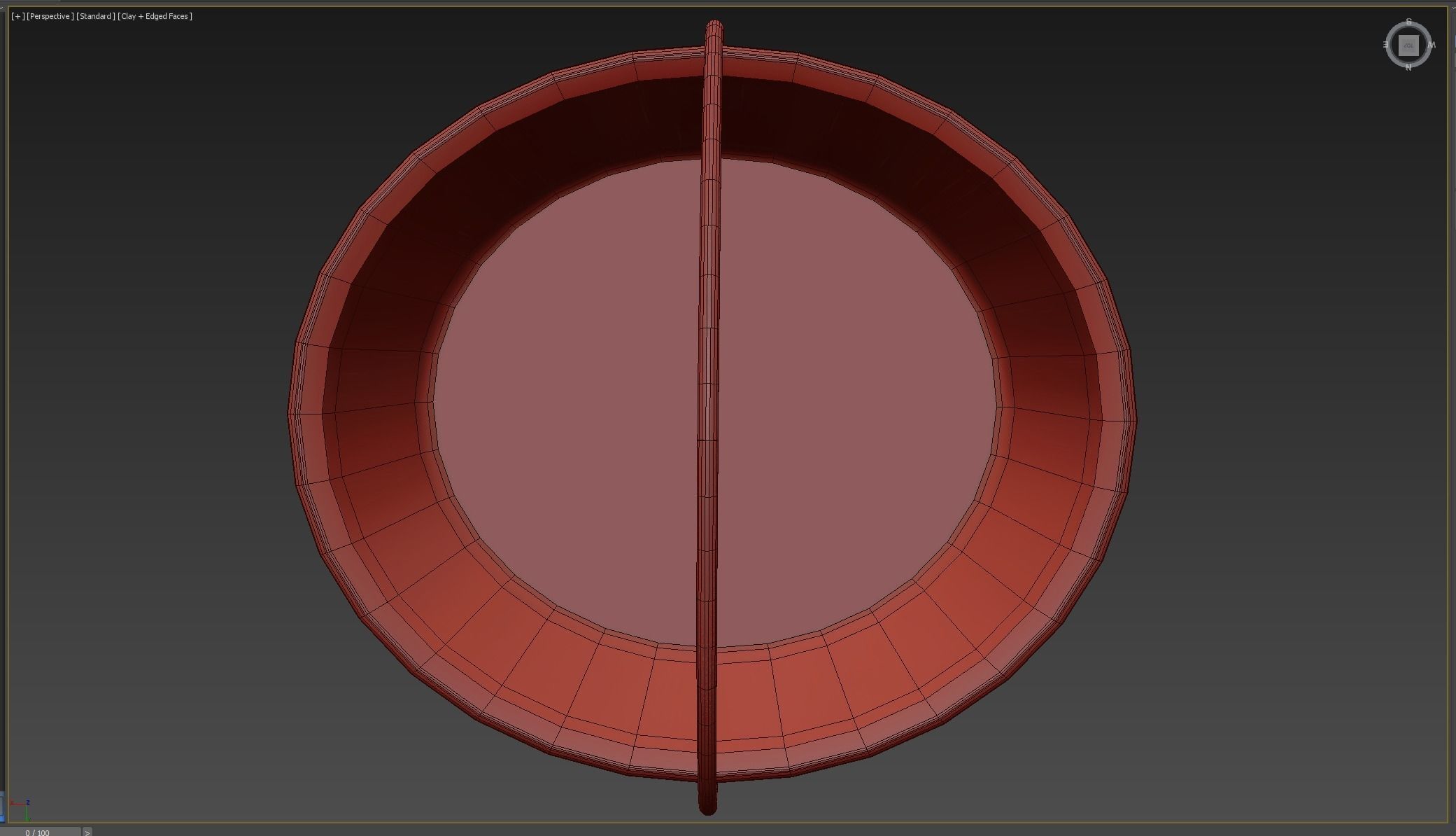 Witchs Cauldron Low-poly 3D model_7