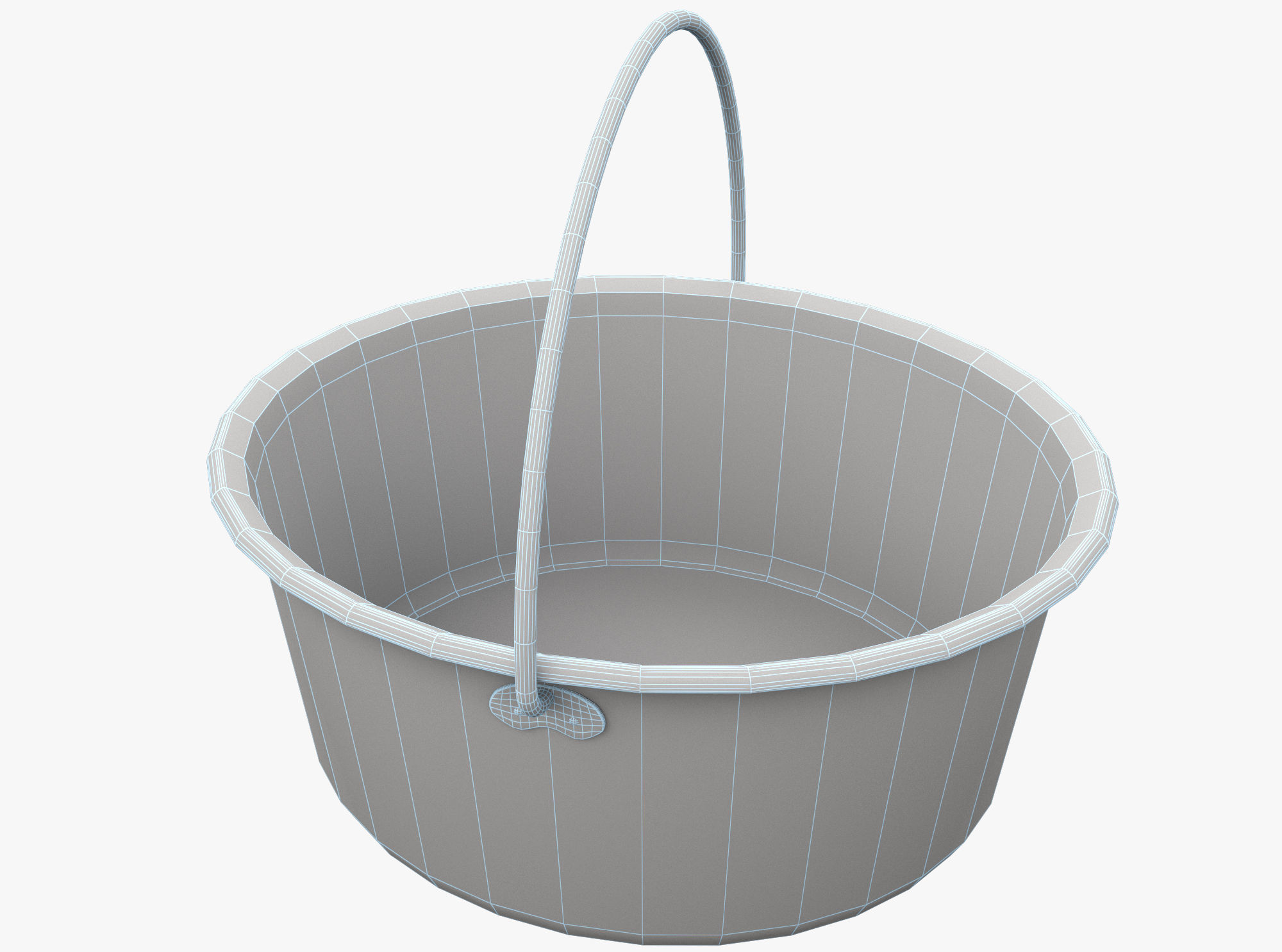 Witchs Cauldron Low-poly 3D model_4