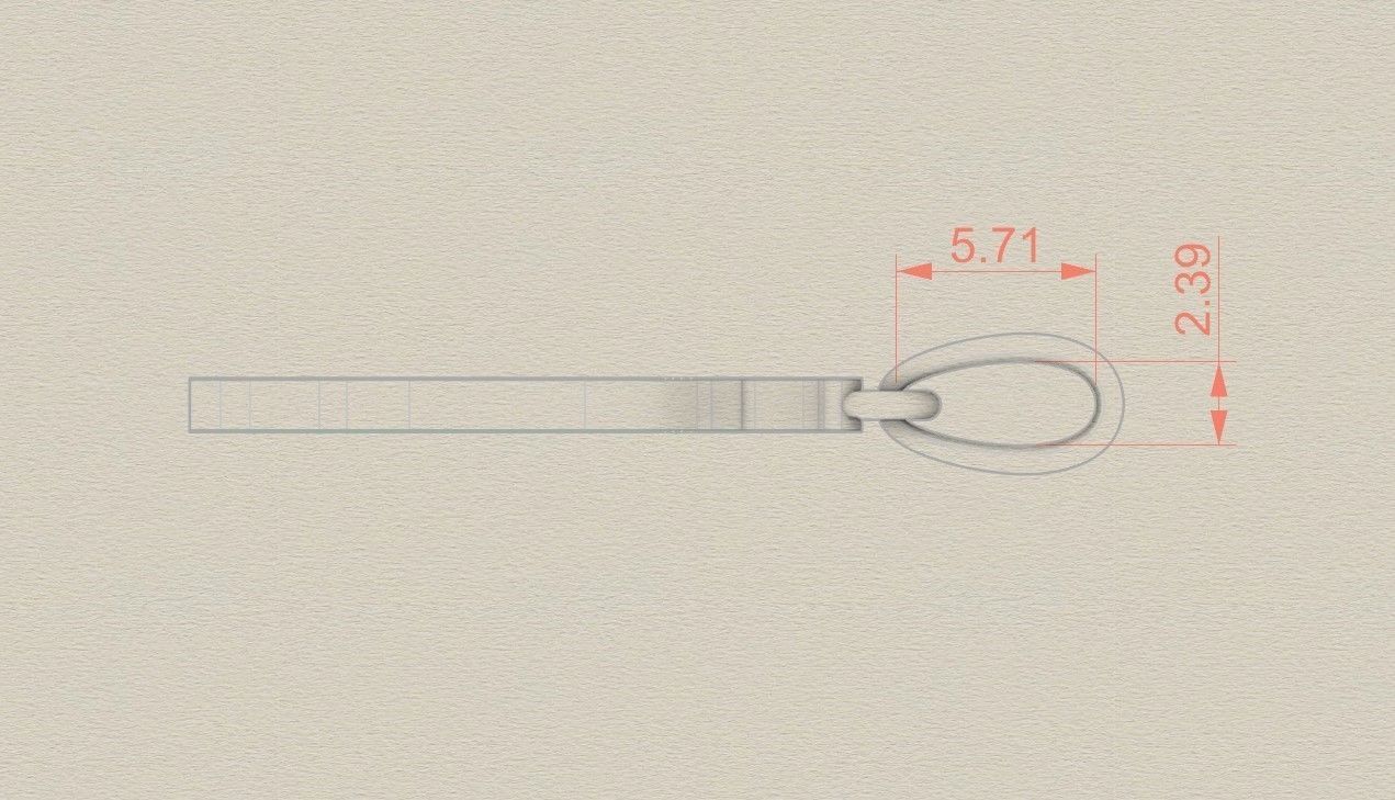 Model 850 Initial D Letter Pendant 3D print model_7