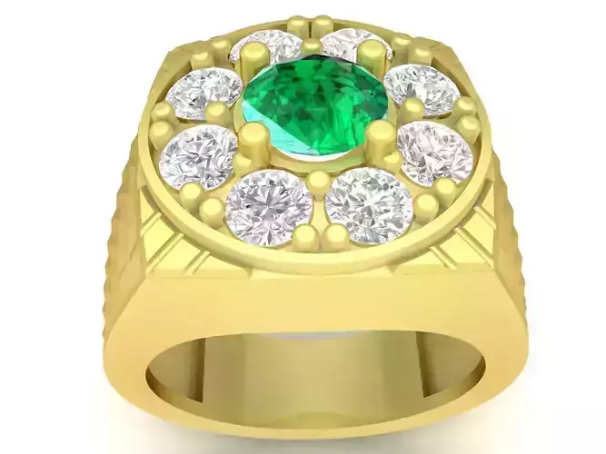 korea diamond men ring 3406